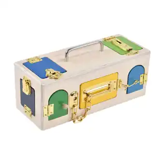 Walmart guohui Montessori Lock Box Children Practical Life Toy for Airplane Travel Birthday offer