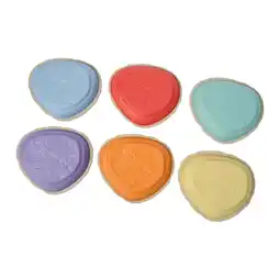 Walmart shamjina 6 Pieces Stepping Stone Balance River Stones for Indoor Preschool Activities offer