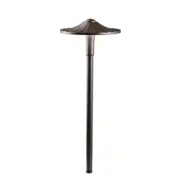 Walmart Kichler 16125AZT27 Flare 2700K LED Path Light in Textured Architectural Bronze offer