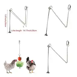 Walmart 2x Vegetable Skewer Fruit Holder Chicken Birds Parrot Vegetables Hanging Feeder Toy offer