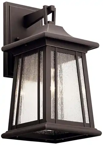 Walmart Kichler 49909 Taden 17 Tall Outdoor Wall Sconce - Bronze offer