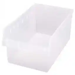 Walmart Clear Plastic Storage Bins - 23.63 x 11.13 x 8 in offer