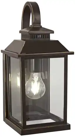 Walmart Minka Lavery Miner's Loft 14 3/4H Oil-Rubbed Bronze Outdoor Wall Light offer