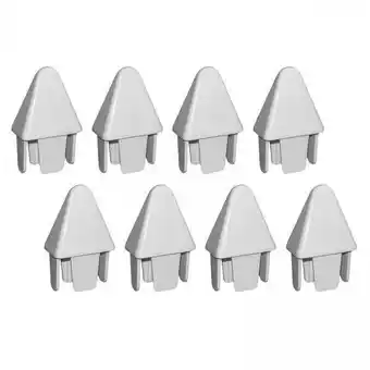 Walmart Bothyi 4x8Pcs Picket Fence Caps 1.5inchx0.88inch Fence Accessories for Home Corridors offer