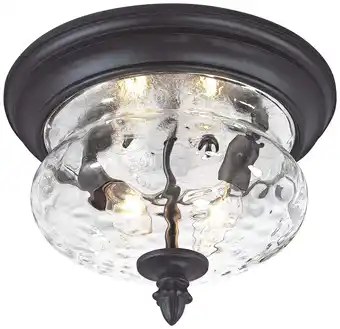 Walmart Minka Great Outdoors - Ardmore - 2 Light Outdoor Flush Mount In Traditional offer