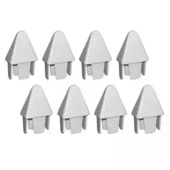 Walmart colaxi 4x8Pcs Picket Fence Caps 1.5inchx0.88inch Fence Accessories for Home Corridors offer