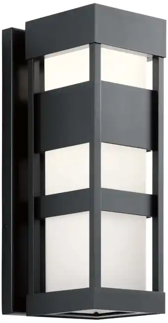 Walmart Kichler Lighting - LED Outdoor Wall Mount - Outdoor Wall - Medium - Ryler offer