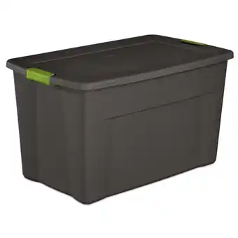 Walmart Sterilite 35 Gallon Storage Tote Box with Latching Container Lid, (4 Pack) offer