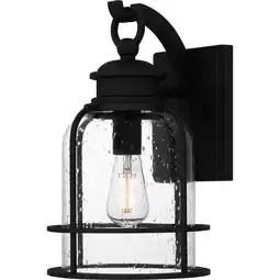 Walmart Quoizel Bwe8408 Bowles 15 Tall Outdoor Wall Sconce - Black offer