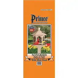 Walmart Prince Wild Bird Seed 40 lbs Songbird Deluxe No Corn Wild Bird Feed Orange Bag, Orange offer