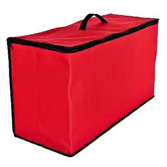 Walmart 3 in. Large Red Ornament Storage Tub offer