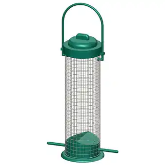 Walmart WNFJR Outdoor Automatic Metal Bird Feeder Iron Mesh Bird Feeder Suspended Bird Feeder offer