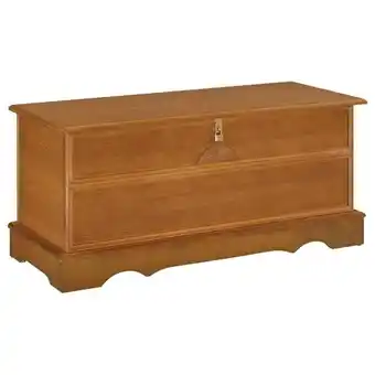 Walmart Chest with Molded Details & Lift Top Hidden Storage, Brown offer