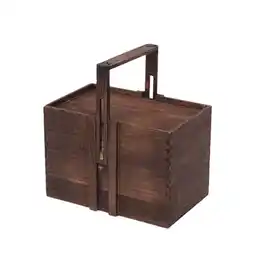 Walmart Baoblaze Wooden Storage Box Portable Wood Dried Fruit Box for Home Use Office Tearoom Medium offer