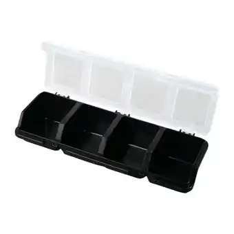 Walmart Cuticate Screw Organizer Storage Bin Bolts Organizing Household Home Potable with Lid Black offer