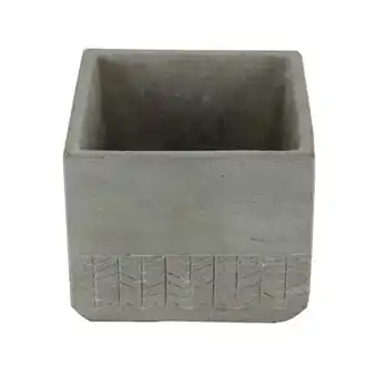 Walmart Cheungs 5092L 5 lbs Square Cement Planter with Arrow Design offer