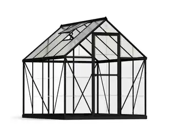 Walmart Palram - Canopia Hybrid 6' x 8' Greenhouse - Black offer