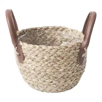 Walmart deevoka Woven Planter Basket Ornament Planter Container for Hallway Bathroom Outdoor S offer