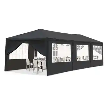 Walmart Ktaxon 10' X 30' Wedding Tent Party Canopies Heavy Duty Pavilion 8 Sidewall Black offer