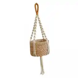 Walmart Vsenkes 4xPlant Macrame Hanger Indoor Hanging Planter Basket for Porch Window Kitchen offer