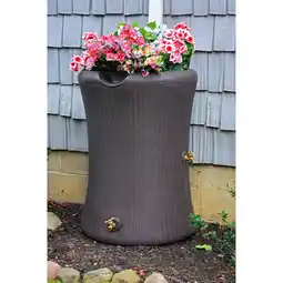 Walmart Good Ideas Impressions Willow 65 Gallon Rain Saver - Dark Brown offer