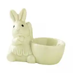 Walmart Esquirla 6xCeramic Egg Cup Display Bunny Egg Stand for Soft Boiled Egg Breakfast Dinner Green offer