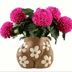 Walmart colaxi Flower Pot Human Body Art Planter for Courtyard Shelf Indoor, Outdoor Plants 17cmx11cmx13.5cm offer