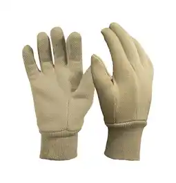 Walmart Digz Khaki Women's Medium Jersey Cotton Gardening Gloves offer