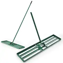 Walmart Costway Lawn Leveling Rake 42'' x 10'' Heavy Duty Level Lawn Tool for Garden Backyard/Lawn offer