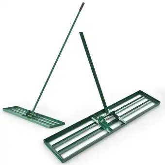 Walmart Costway Lawn Leveling Rake 42'' x 10'' Heavy Duty Level Lawn Tool for Garden Backyard/Lawn offer