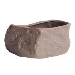 Walmart colaxi 5xCeramic Succulent Pot Stone Shape Plants Holders for Festival Wedding Indoor A and Small offer