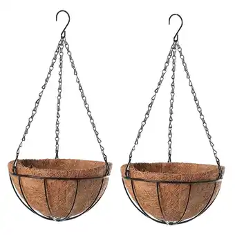 Walmart 8'' Hanging Planter Rustic Hanging Flower Plant Pot for Corner Balcony Patio offer