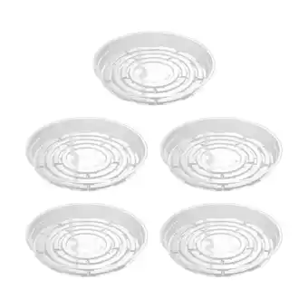 Walmart Bothyi Plant Trays Lawn Courtyard Home Decor Balcony Round Windowsill Plant Saucers 12inch offer