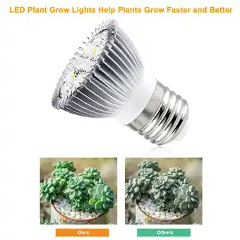 Walmart Growth lamp,E27 Lamp Head Plant Plant Lamp E27 Lamp Plant Head In Lamp 18leds offer