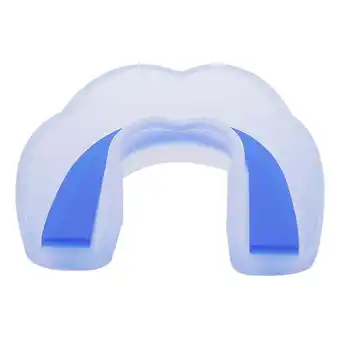 Walmart Sports Mouth Guard Teeth Tooth Protector Cover Case for Taekwondo Boxing (Transparent&Blue) offer