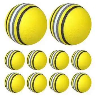 Walmart yotijay 5x10Pcs Golf Balls Golfer Gift Golf Training for Indoor Driving Range Backyard Yellow offer