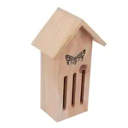 Walmart Wooden Butterfly House Waterproof Haven for Butterflies Bugs Yard Decor Tree offer