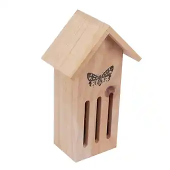 Walmart Wooden Butterfly House Waterproof Haven for Butterflies Bugs Yard Decor Tree offer