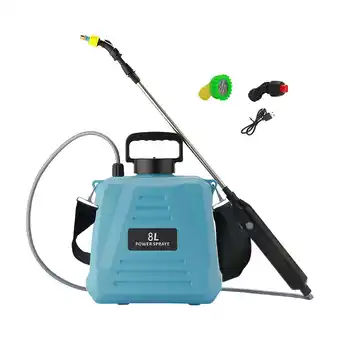 Walmart oshhnii Electric Pump Sprayers Multipurpose Spray Mode with Shoulder Strap Watering 8 L Blue offer