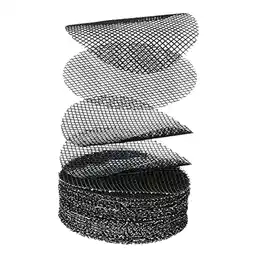 Walmart oshhnii 50 Pieces Flower Pot Hole Mesh Pad Polyester Bonsai Pot Bottom Mesh Diameter 10cm offer