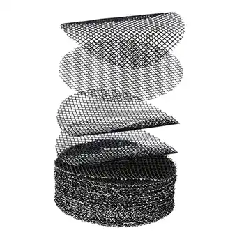 Walmart oshhnii 50 Pieces Flower Pot Hole Mesh Pad Polyester Bonsai Pot Bottom Mesh Diameter 10cm offer