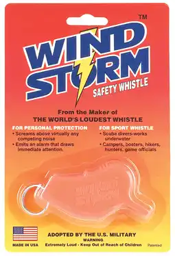 Walmart Windstorm Whistle - Orange offer