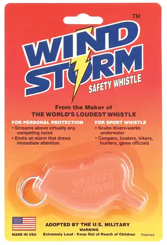 Walmart Windstorm Whistle - Orange offer