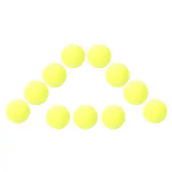 Walmart 12-Pack High-Elastic Tennis Balls for Professional Training and Practice offer