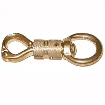 Walmart 11/8In X 41/4In Hilason Western Tack Solid Brass Panic Snap W/ Twist Body offer