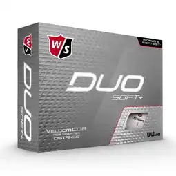 Walmart Wilson Staff Duo Soft+ Golf Balls, 12-Pack, White offer