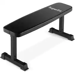 Walmart Costway 660LBS Heavy Duty Flat Weight Bench for Multipurpose Full Body Strength Training offer