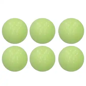 Walmart 6-Pack Set of Luminous Golf Balls - Double Layered Night Fluorescent Golf Balls for Evening Practice offer