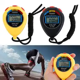 Walmart Opolski Stopwatch LCD Digital Professional Chronograph Timer Counter Sports Gym Tool offer