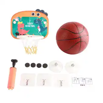 Walmart Child-Safe, Wall-Mounted, Punch-Free Design for Fun Playtime Indoor Kindergarten Basketball Hoop offer